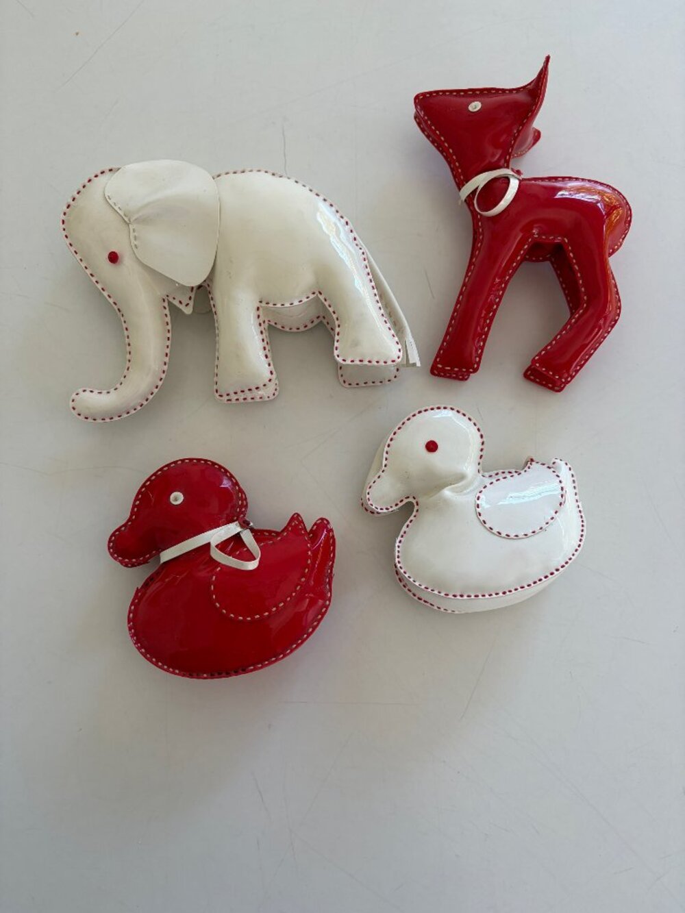 Vintage Vinyl Stuffed Animals set of 4